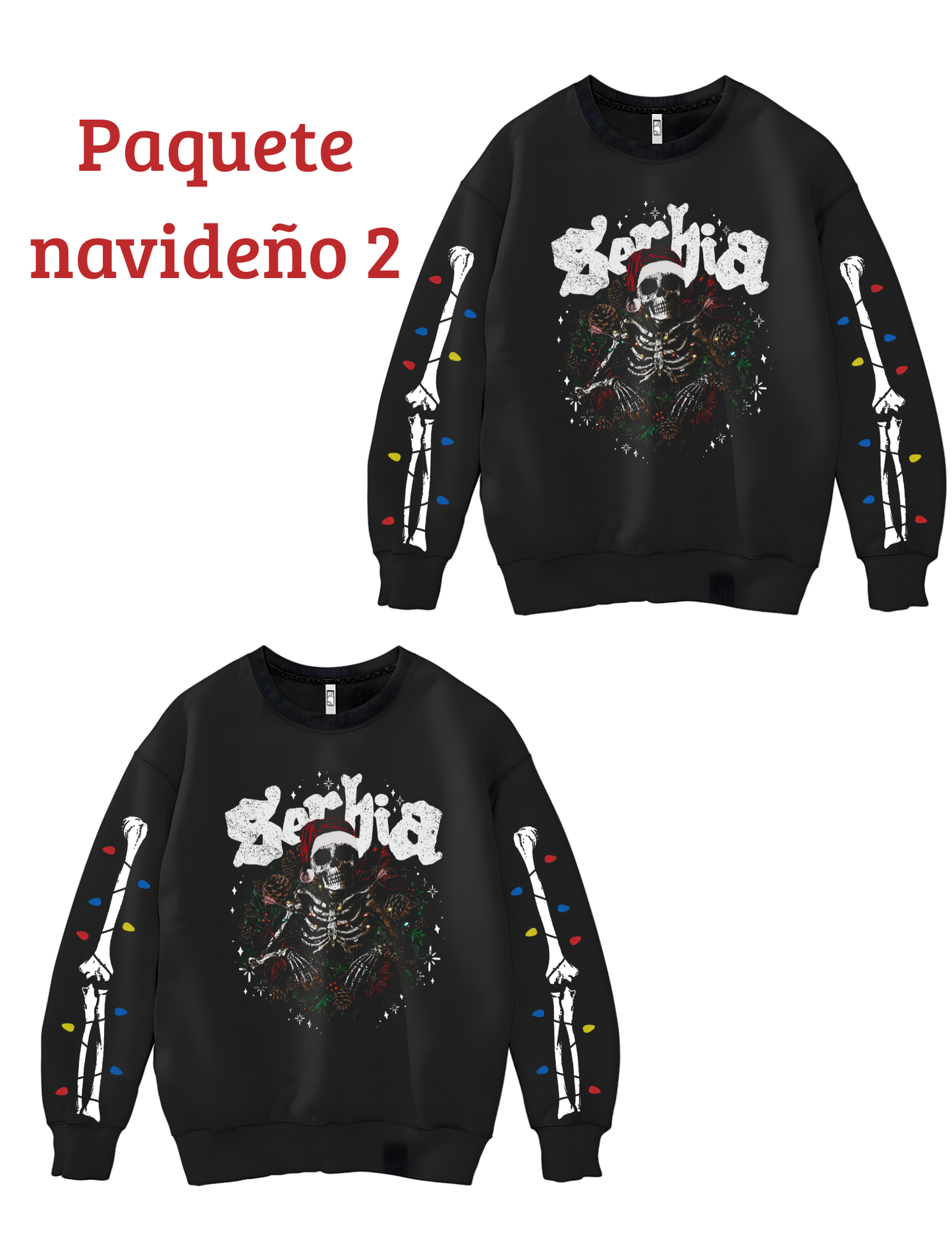 B) Paquete 2 - DOS HOODIES